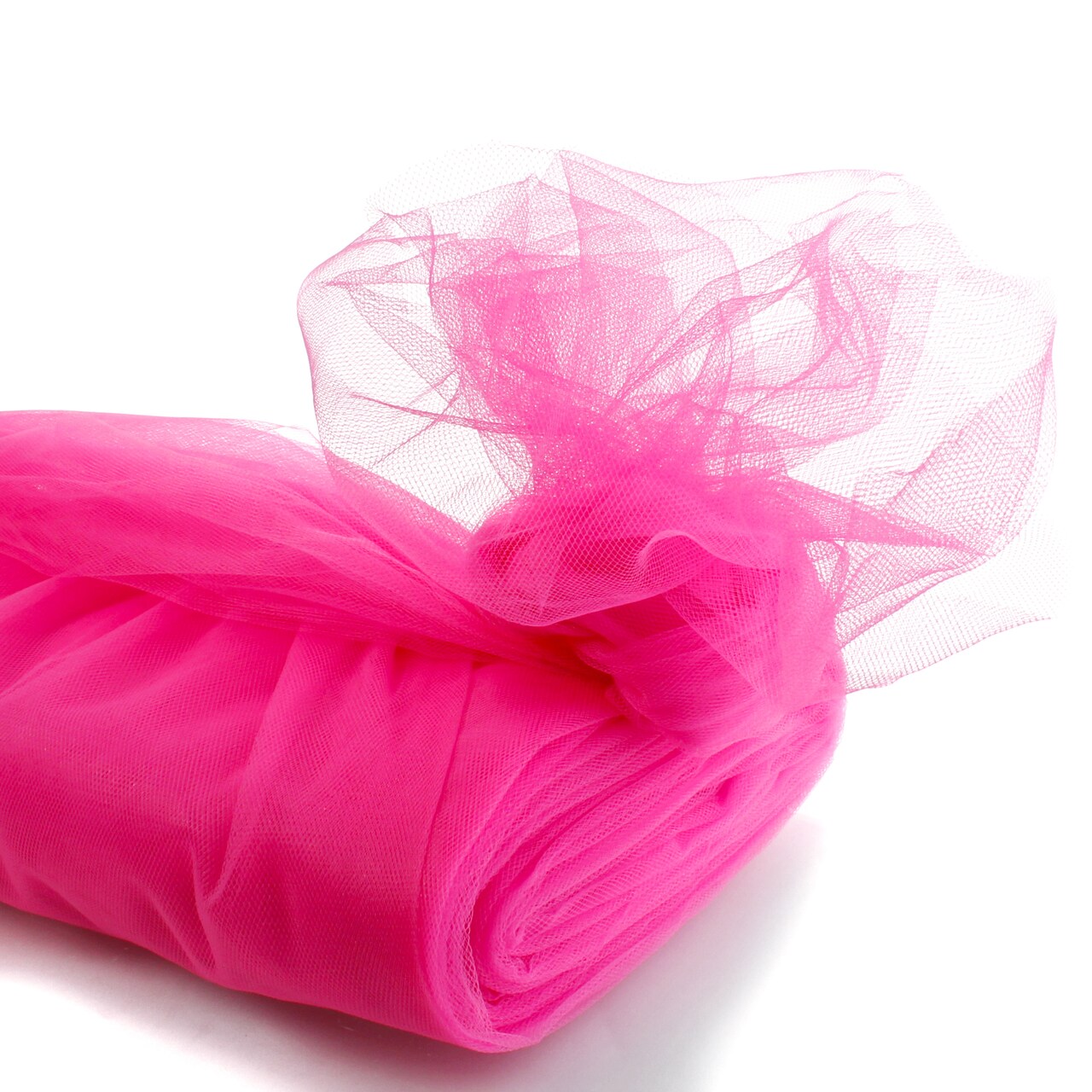 54 Tulle Fabric Bolt - Hot Pink